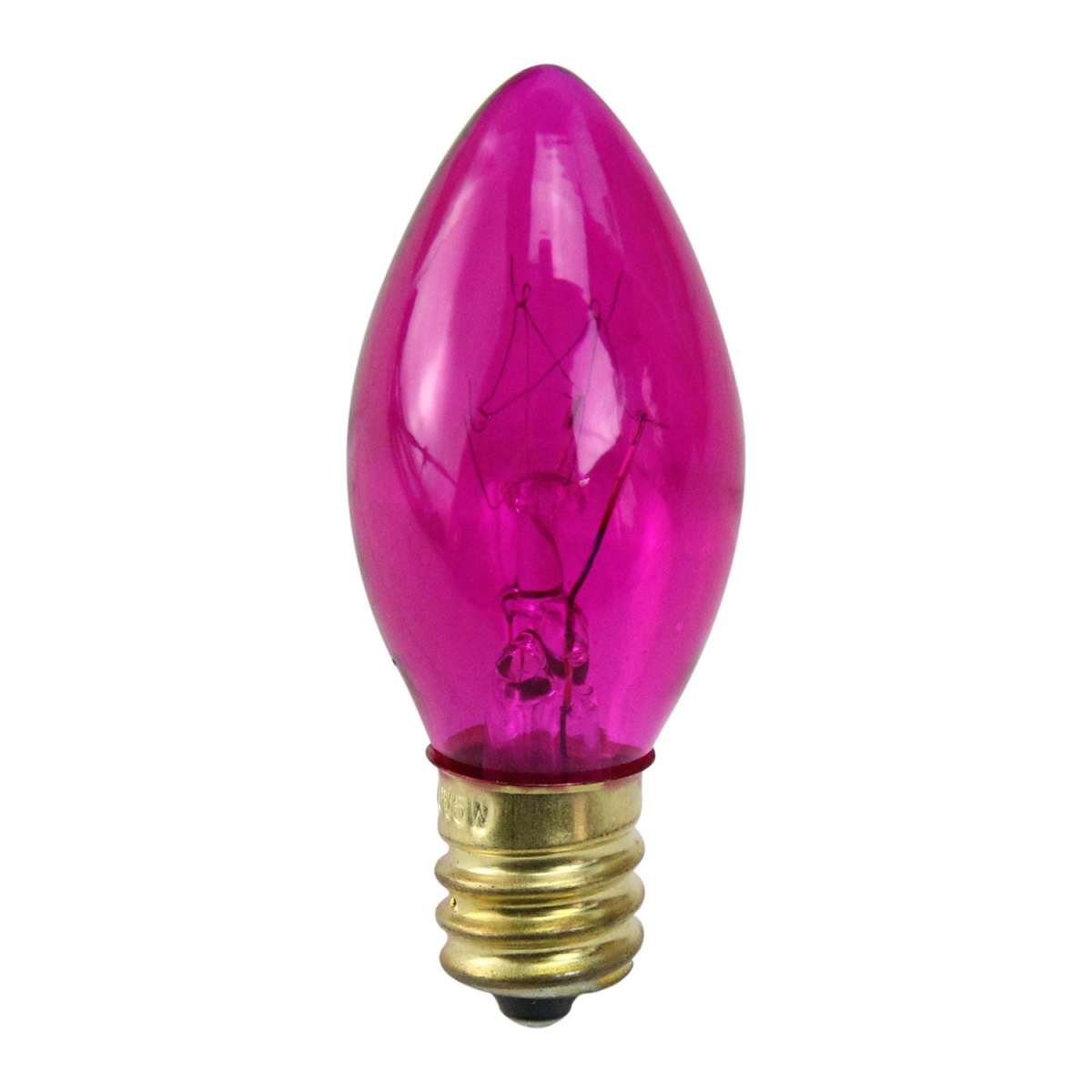 Picture of Northlight 32629556 Incandescent C7 Christmas Replacement Bulbs&#44; Pink - Pack of 25