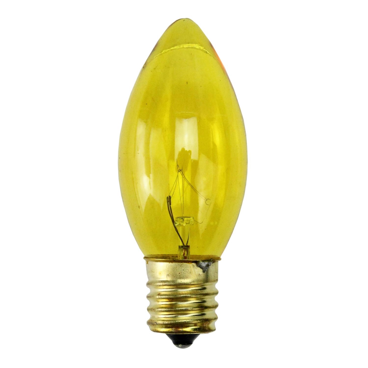 32629558 Incandescent C9 Christmas Replacement Bulbs, Yellow - Pack of 25