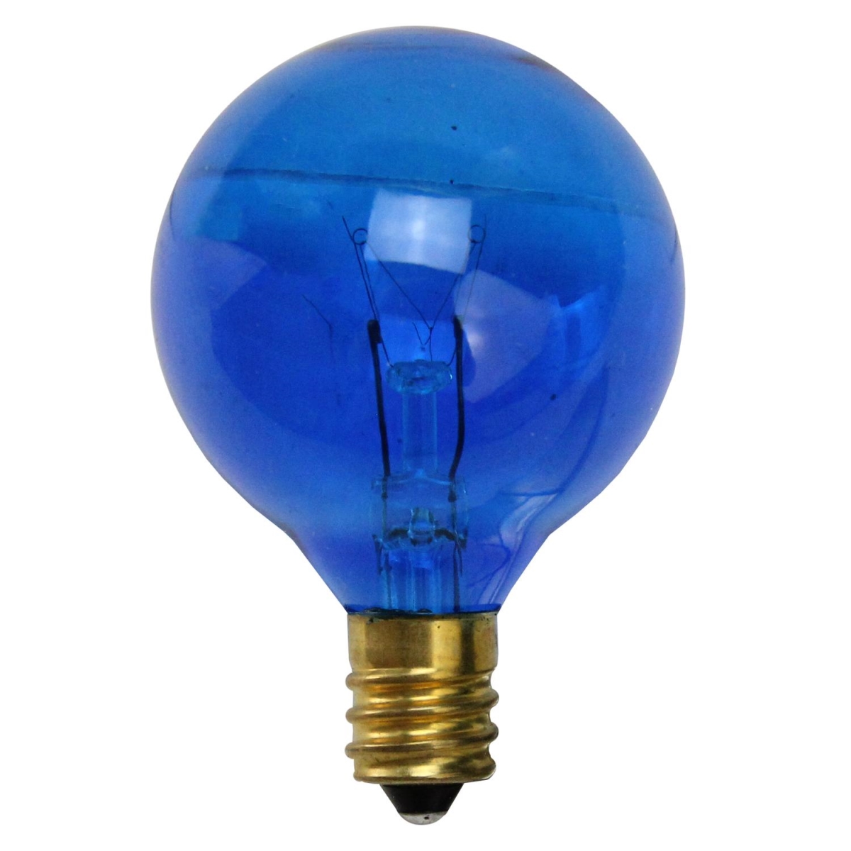 Picture of Northlight 32629564 Incandescent G40 Globe Christmas Replacement Light Bulbs & 7 Watts&#44; Blue - Pack of 25
