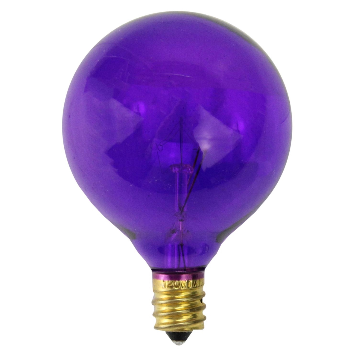 Picture of Northlight 32629565 Incandescen G50 Christmas Replacement Bulbs, Purple - Pack of 25