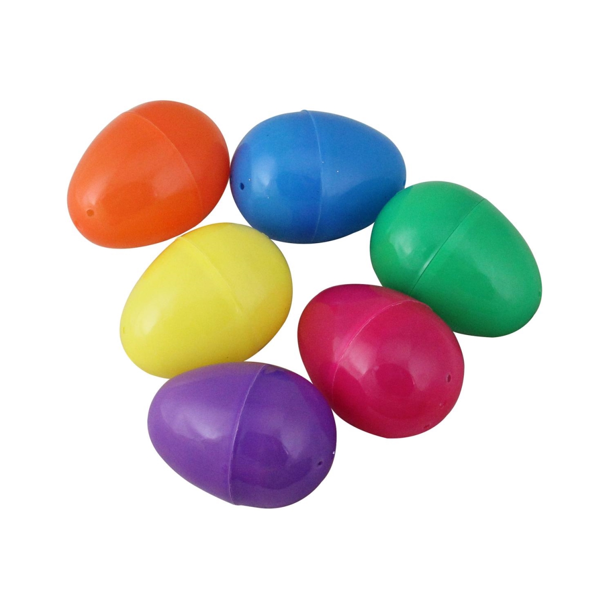 Picture of Northlight 32733357 2.5 in. 60 Count Springtime Solid Colorful Small Pop Open Easter Egg Decorations