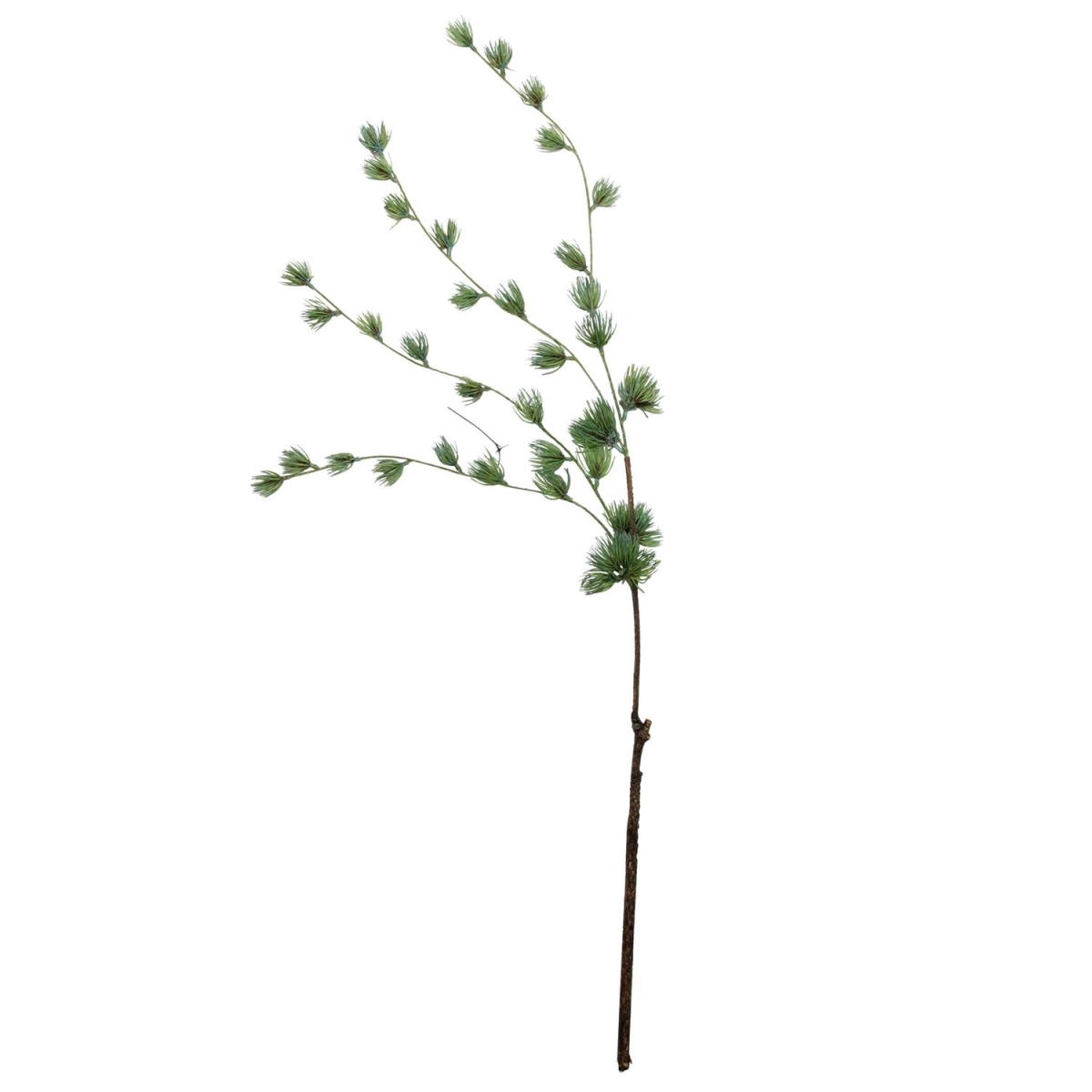 32630210 43 in. Artificial Mini Pine Needle Green Cascading Christmas Pine Spray
