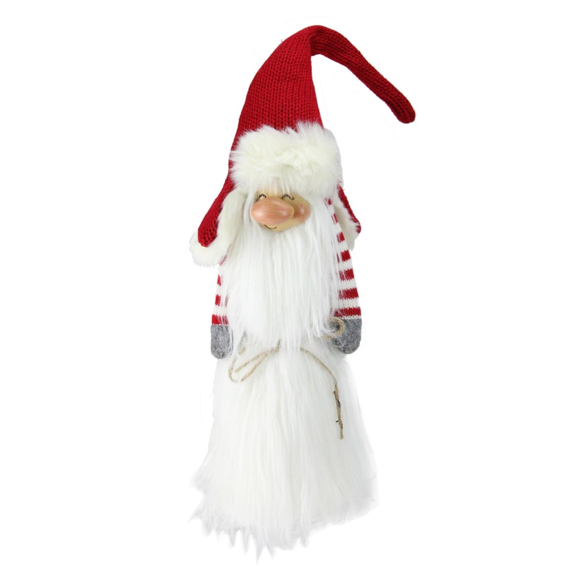 Picture of Northlight 32635097 24 in. Traditional Christmas Slim Santa Gnome with White Fur Suit & Red Hat