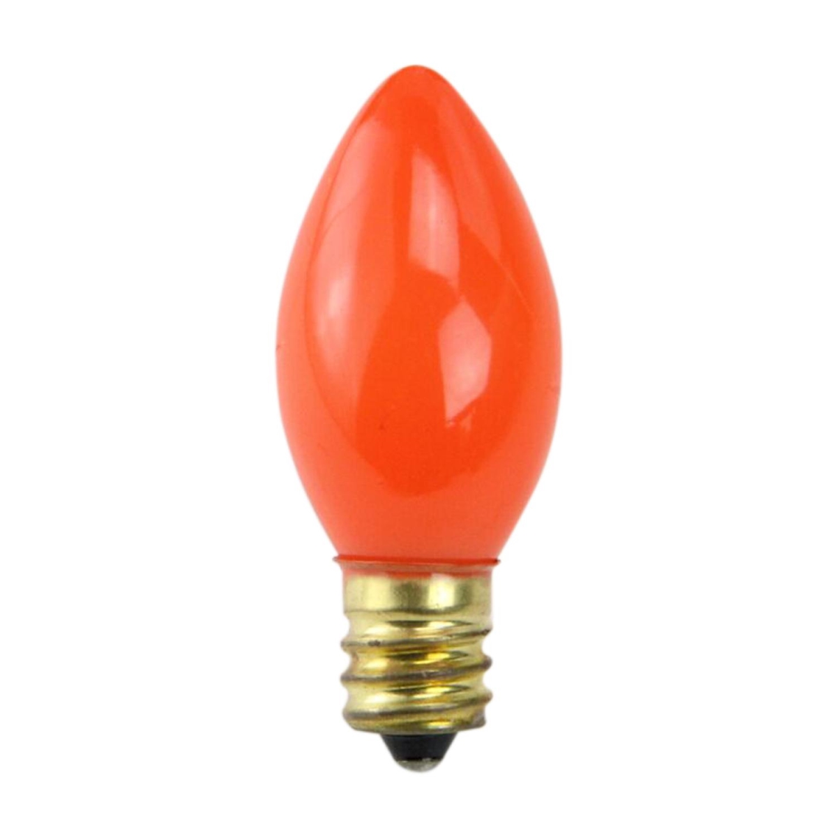 32637475 Opaque C7 Orange Christmas Replacement Bulbs - Pack of 25