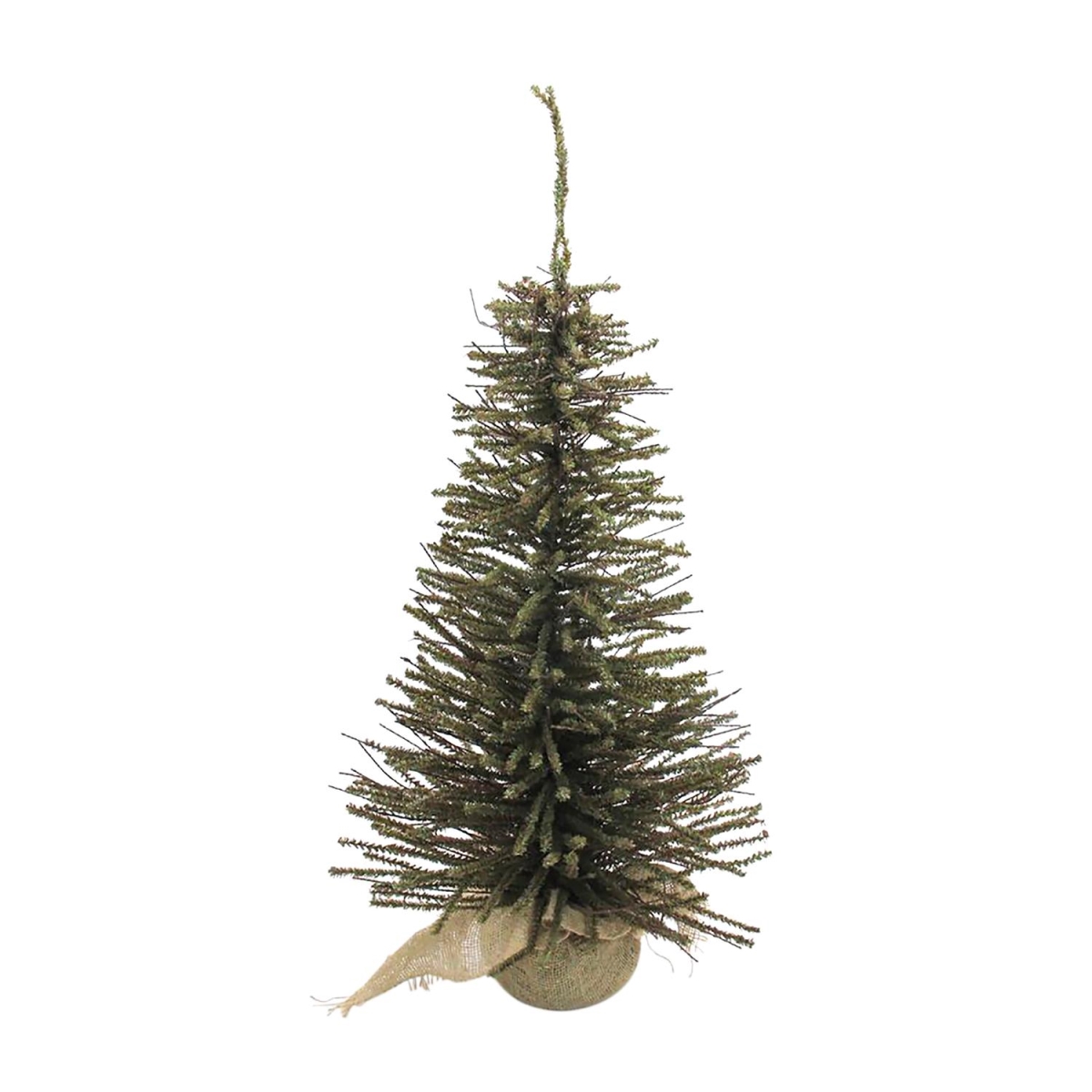 32635033 4 ft. Warsaw Twig Artificial Christmas Tree in Burlap Base - Unlit