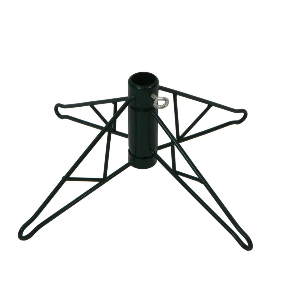 32638292 4 - 4.5 ft. Green Metal Christmas Tree Stand for Artificial Trees