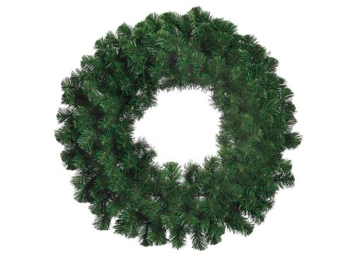 32624623 8 in. Deluxe Windsor Pine Christmas Wreath - Unlit