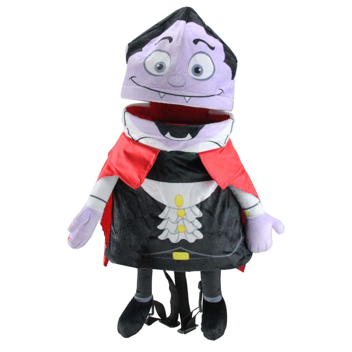 Picture of Northlight 32913632 Musical Animated Vampire Childrens Halloween Candy Carrier