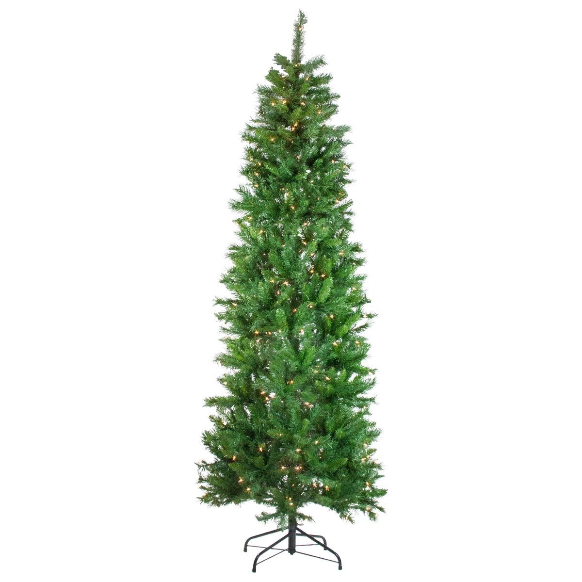 32915598 7.5 ft. x 32 in. Pre-Lit Stillwater Spruce Artificial Christmas Tree - Clear Lights -  NorthLight