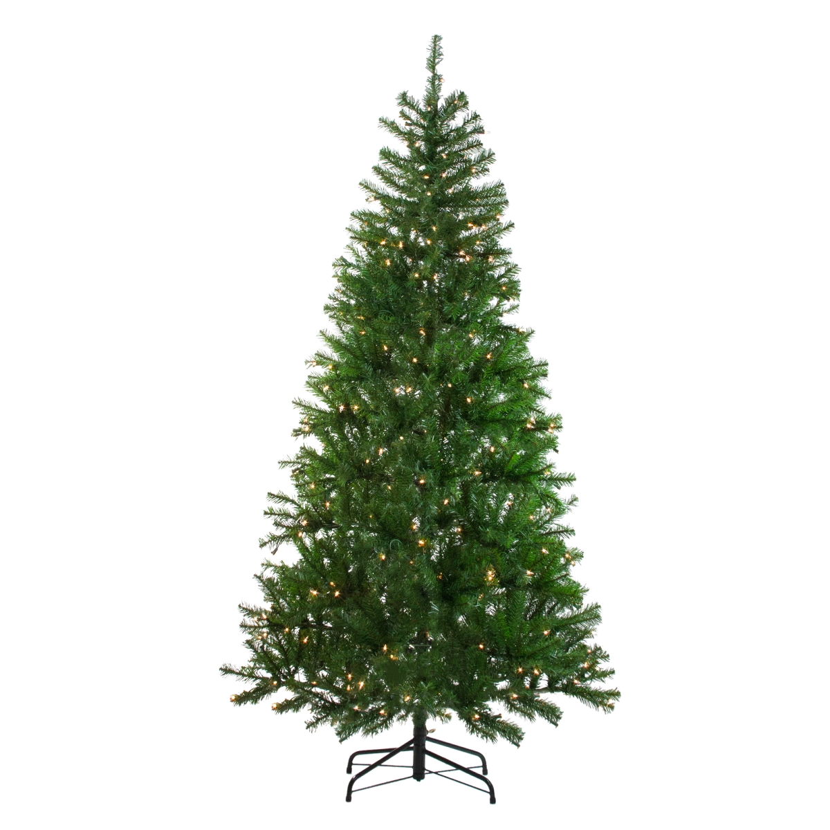 32915604 7 ft. x 44 in. Pre-Lit Vail Spruce Artificial Christmas Tree - Clear Lights -  NorthLight