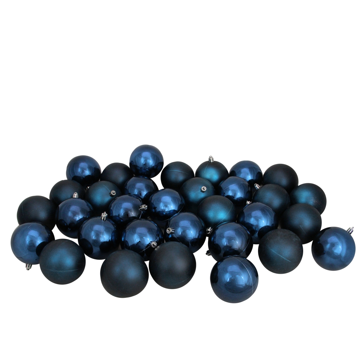 Picture of Northlight 32911663 3.25 in. Sapphire Blue Shatterproof Christmas Ball Ornaments - 32 Count