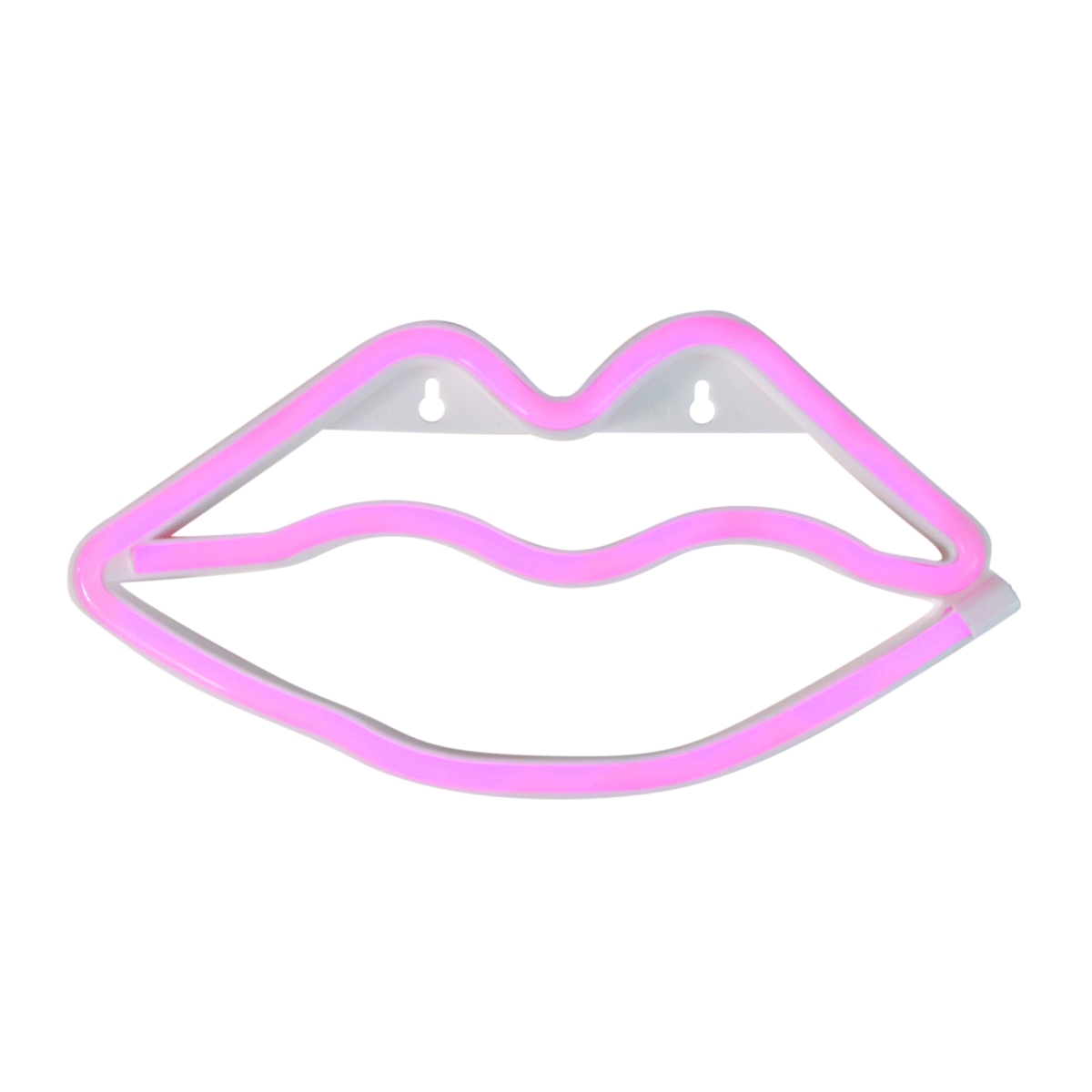 Picture of Northlight 33377734 10.5 in. Battery Operated Neon Style LED Pink Valentines Day Lips Wall Sign