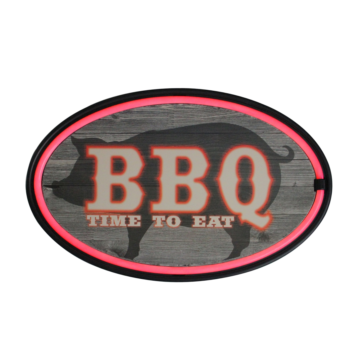 16.25 in. Battery Operated USB Neon Style LED Lighted BBQ Wall Sign