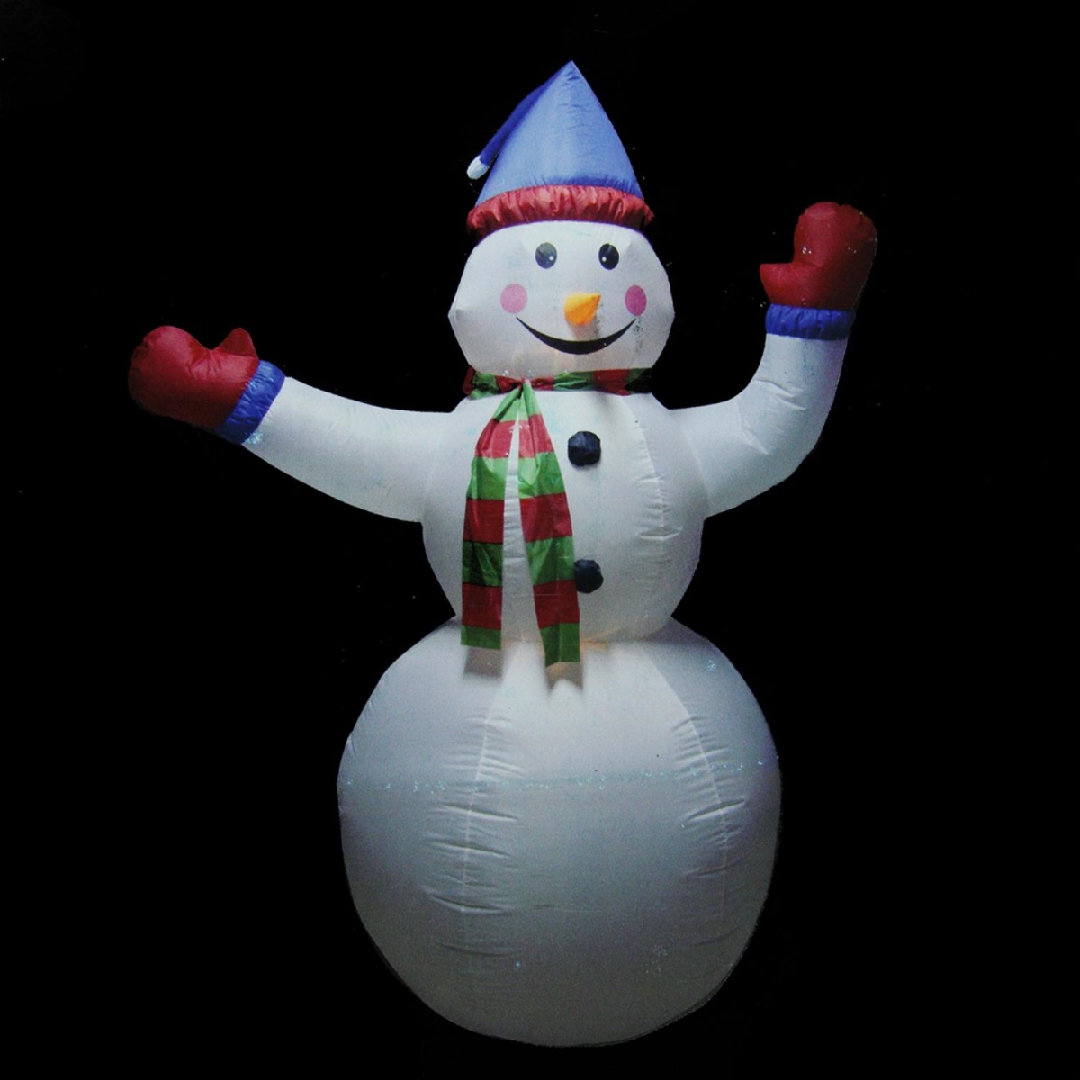 32912557 8 ft. Animated Inflatable Lighted Standing Snowman Christmas Outdoor Decoration -  NorthLight