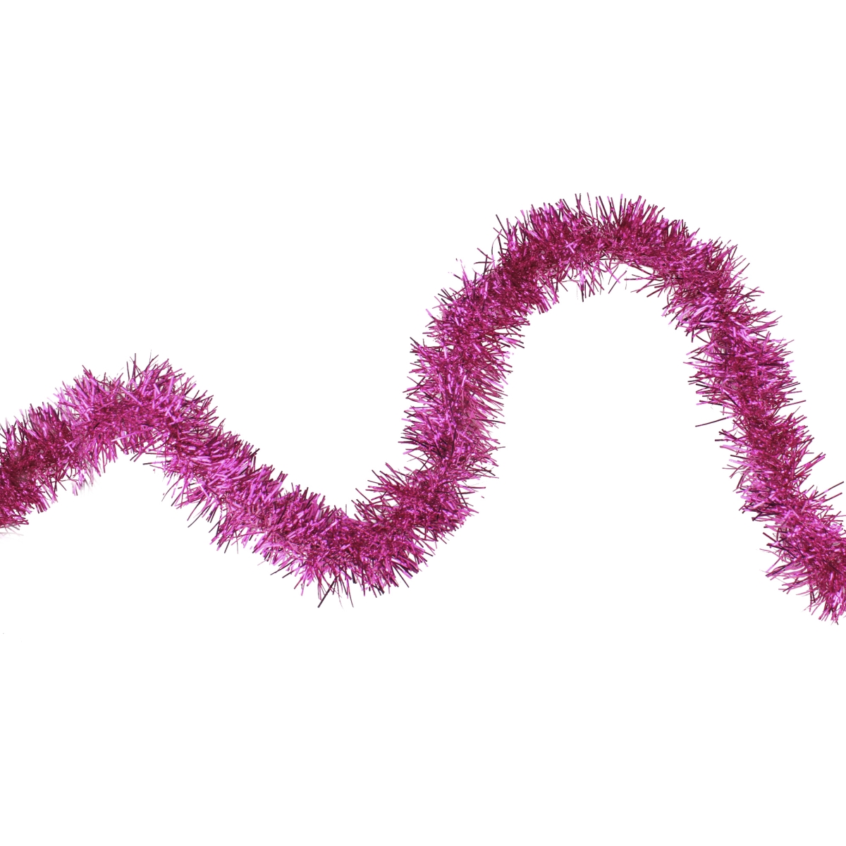 50 ft. x 2 in. Unlit Traditional Artificial Garland, Shiny Pink