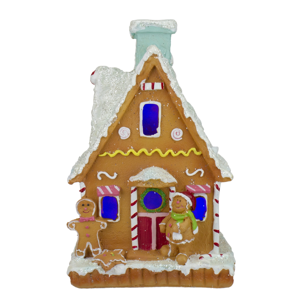 Picture of Northlight 33534877 8.5 in. LED Lighted Gingerbread House Christmas Figure