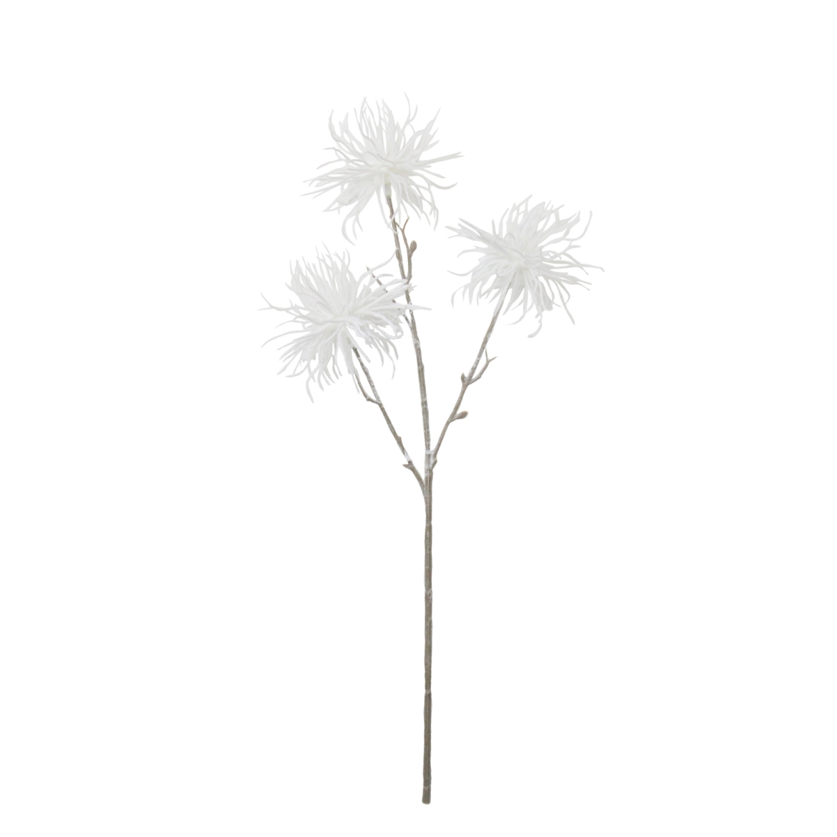 Picture of Northlight 33912001 17 in. Frosted Spiky Floral Winter Christmas Stem&#44; White
