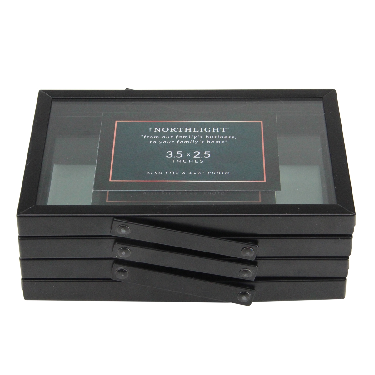 4 x 6 in. Collapsible Picture Frame, Black