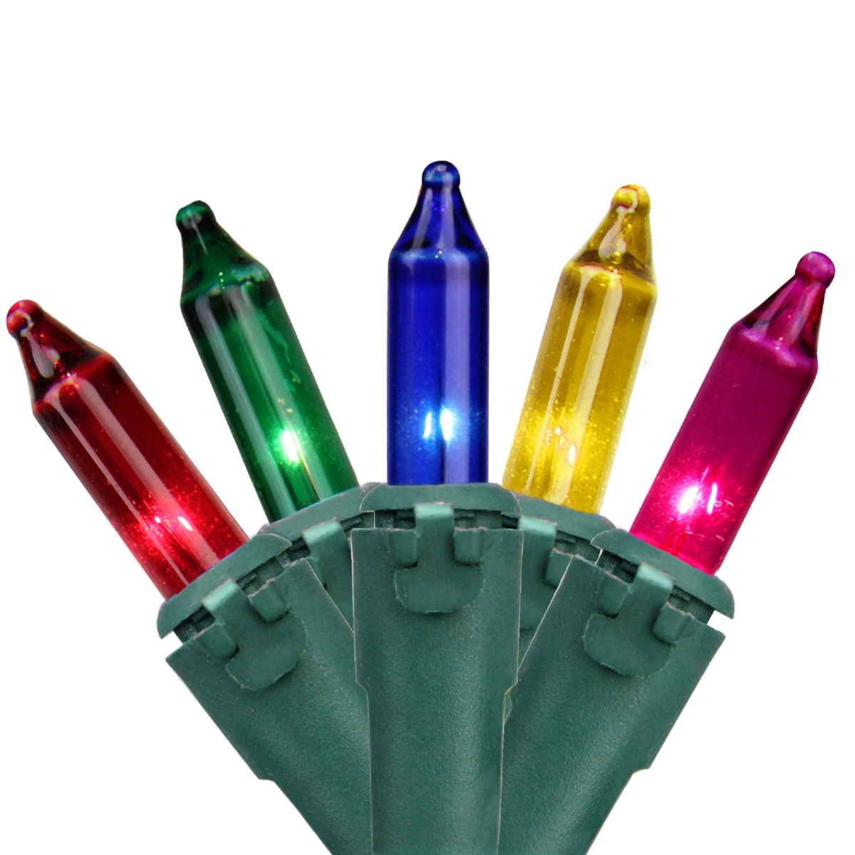 Multi-Color Mini Christmas Lights Set 93 ft. Green Wire - 450 Count