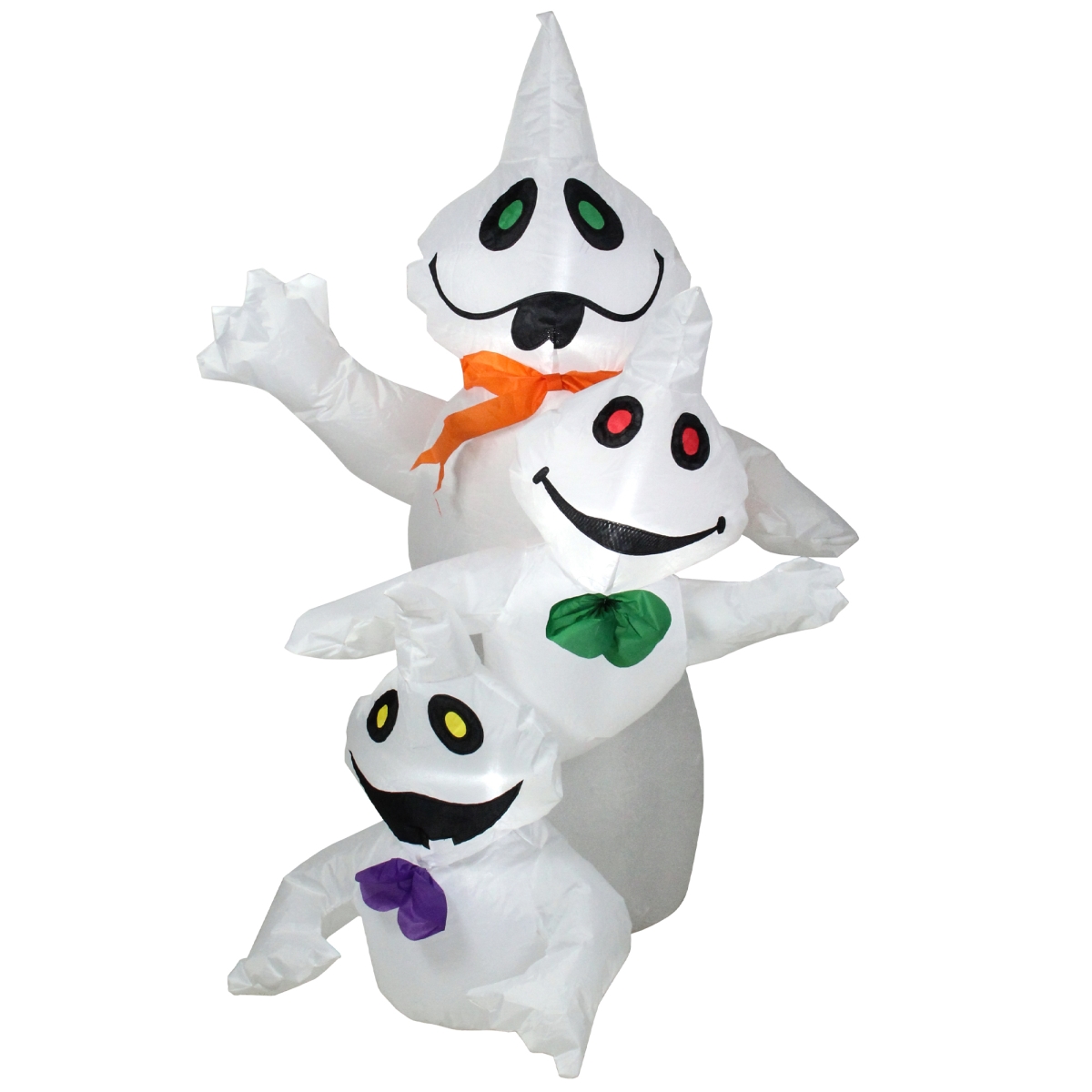 3.5 ft. Inflatable Lighted Pumpkin Trio Halloween Outdoor Decoration