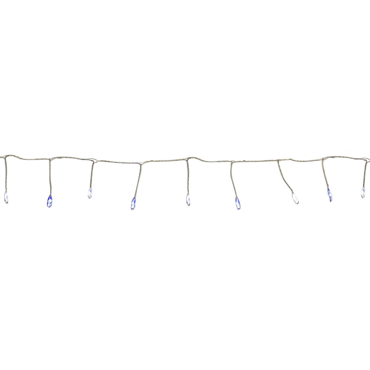 33841549 6 ft. Blue & White LED Fairy Christmas Lights with Remote Control - Set of 40