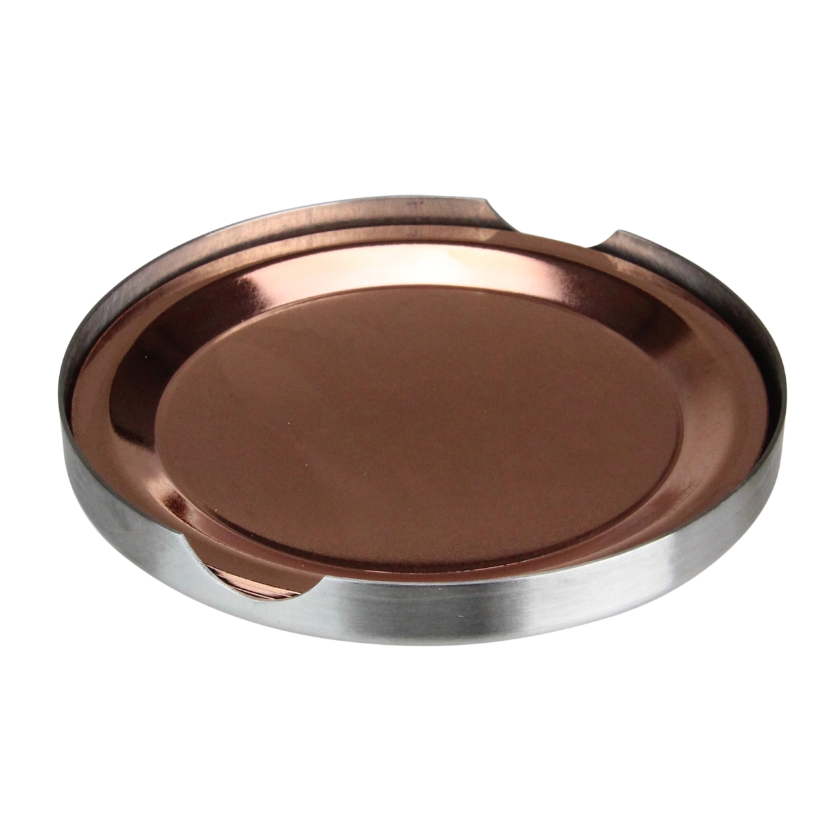 Picture of Avon 33537545 3.75 in. Stainless Steel Tabletop Coasters&#44; Copper - Set of 4