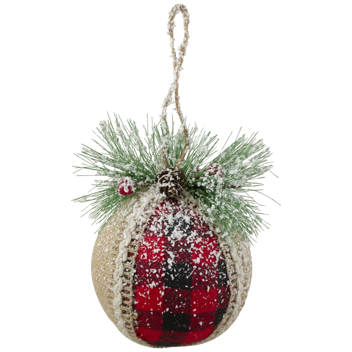 33530843 4 in. Shatterproof 4-Finish Christmas Ball Ornaments, Black & Red - 4 Count