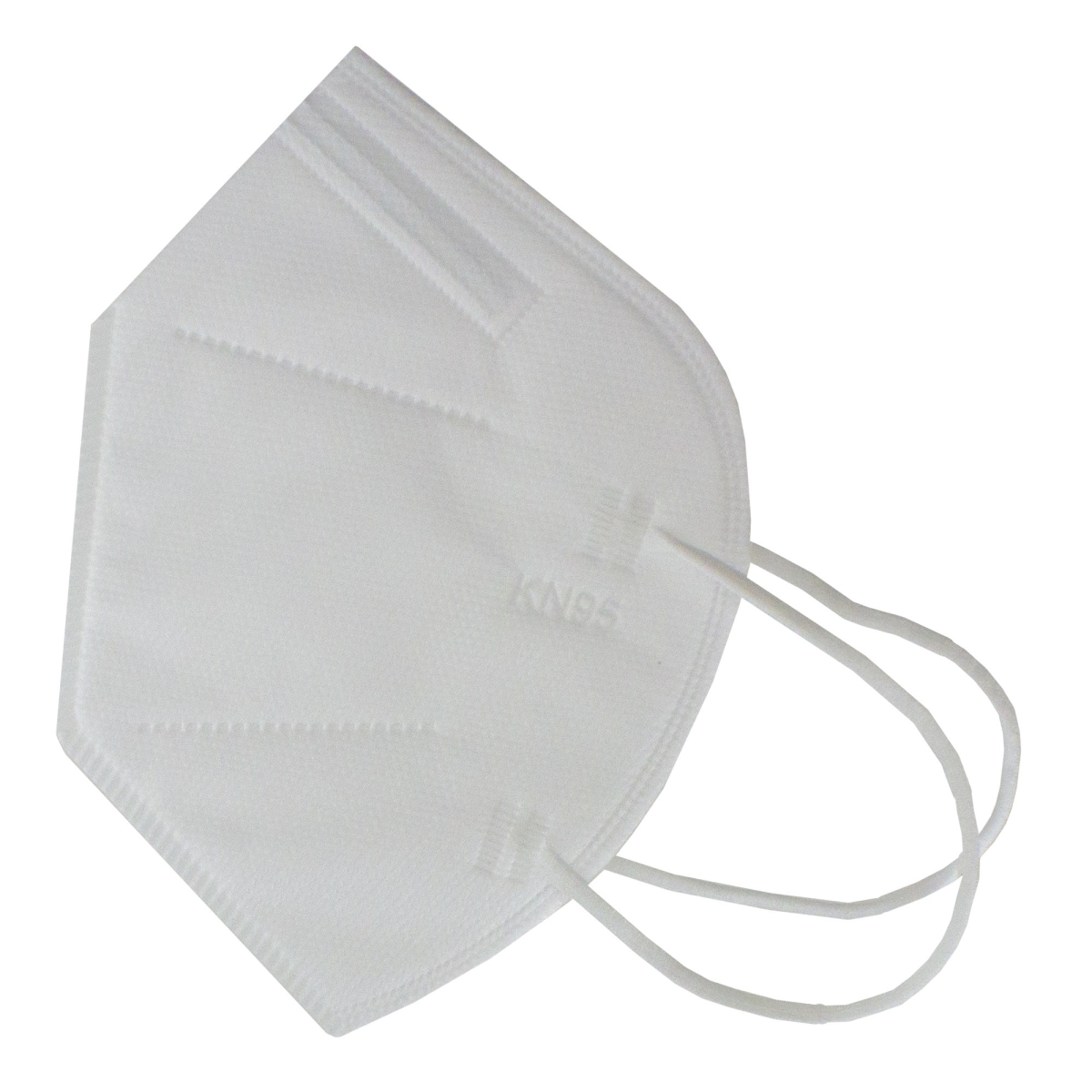4 Ply Disposable KN95 Face Masks, White - Pack of 25