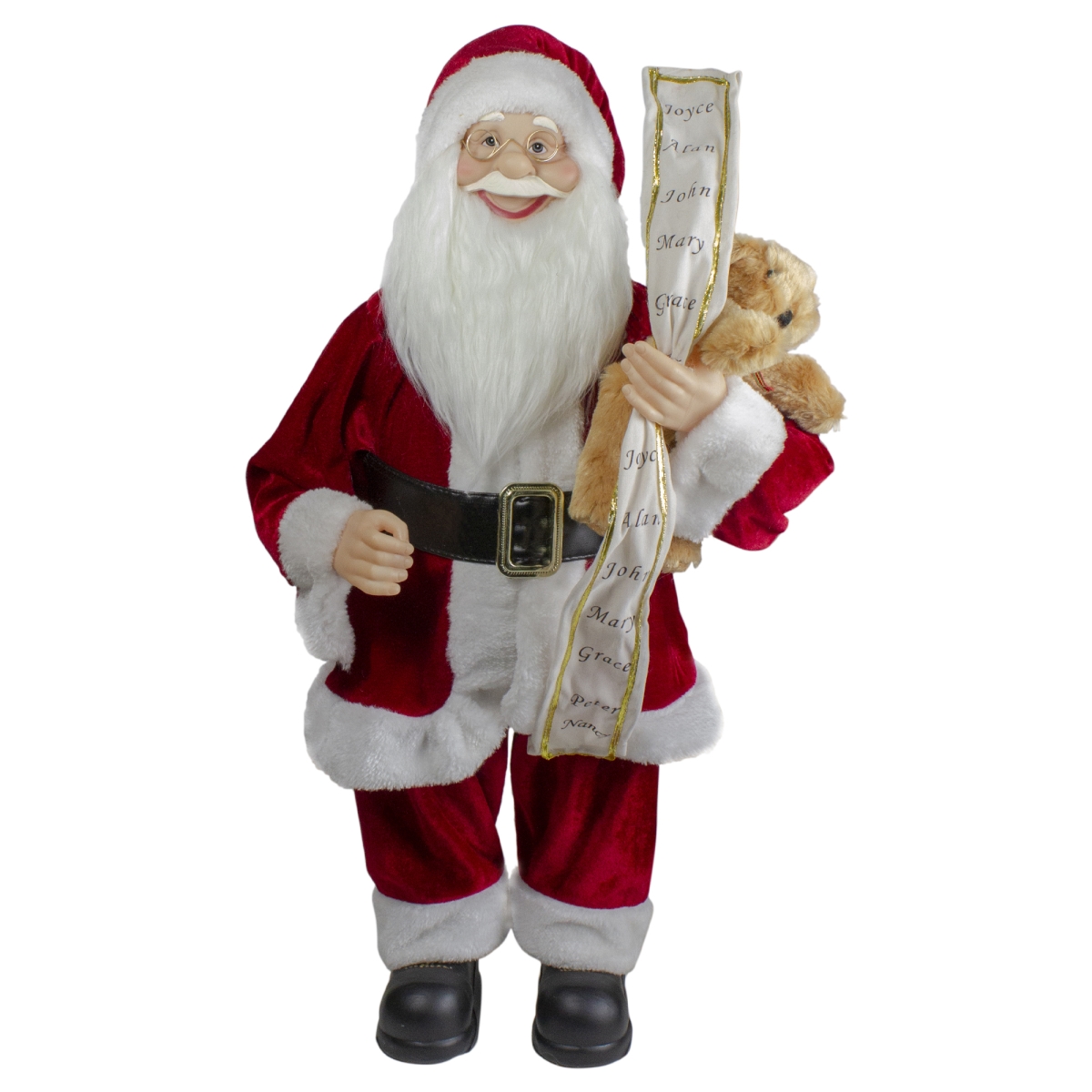 Picture of Northlight 34316583 2 ft. Standing Santa Christmas Figure with a Naughty or Nice List