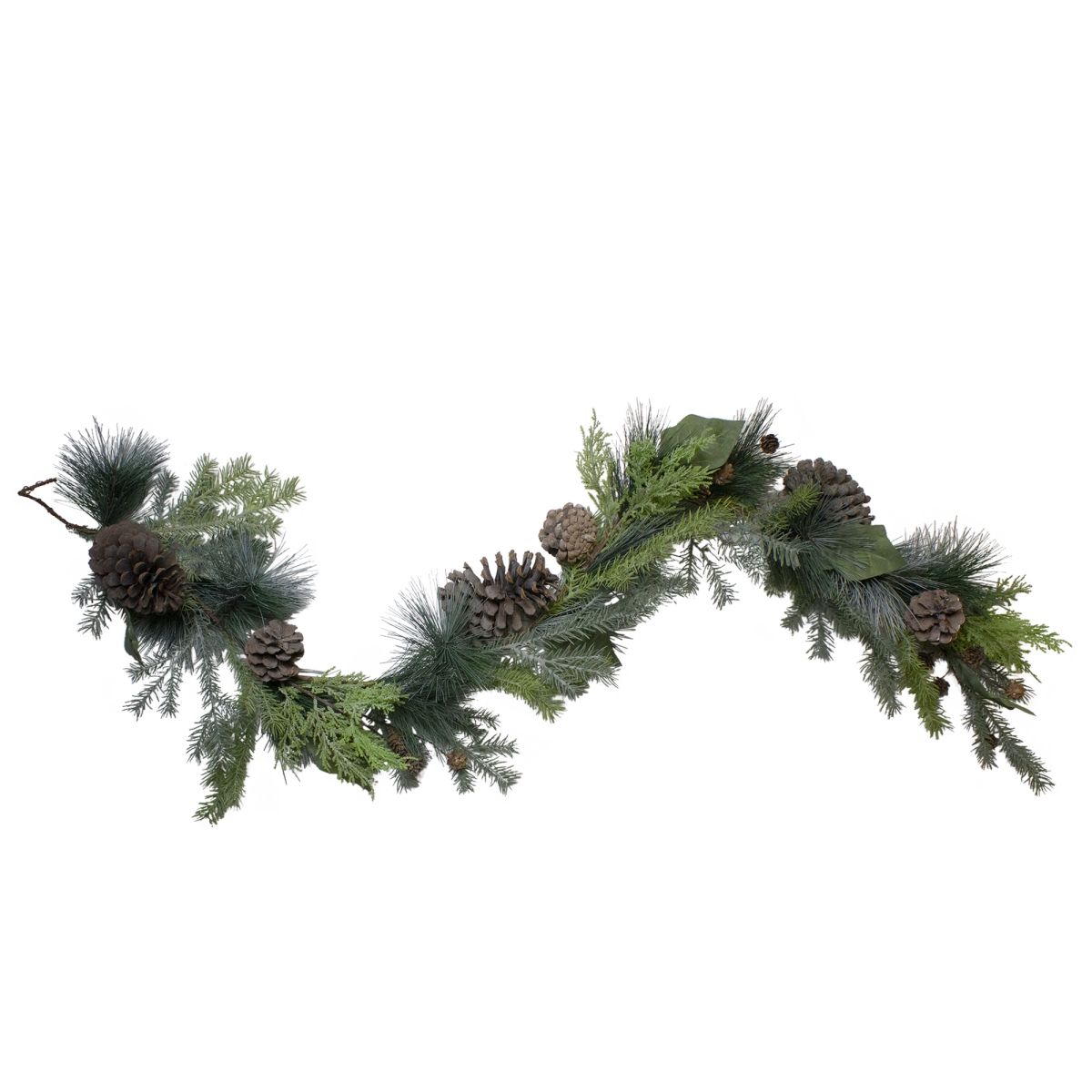 5 ft. Pine Cone & Cedar Artificial Christmas Garland - Unlit