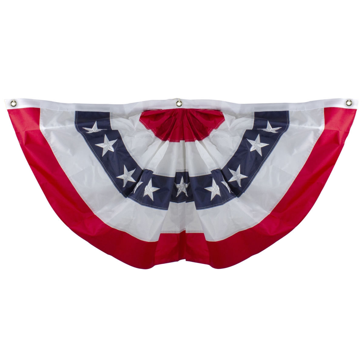 Picture of NorthLight 34219450 48 x 24 in. USA Pleated American Bunting Flag - Red&#44; White & Blue