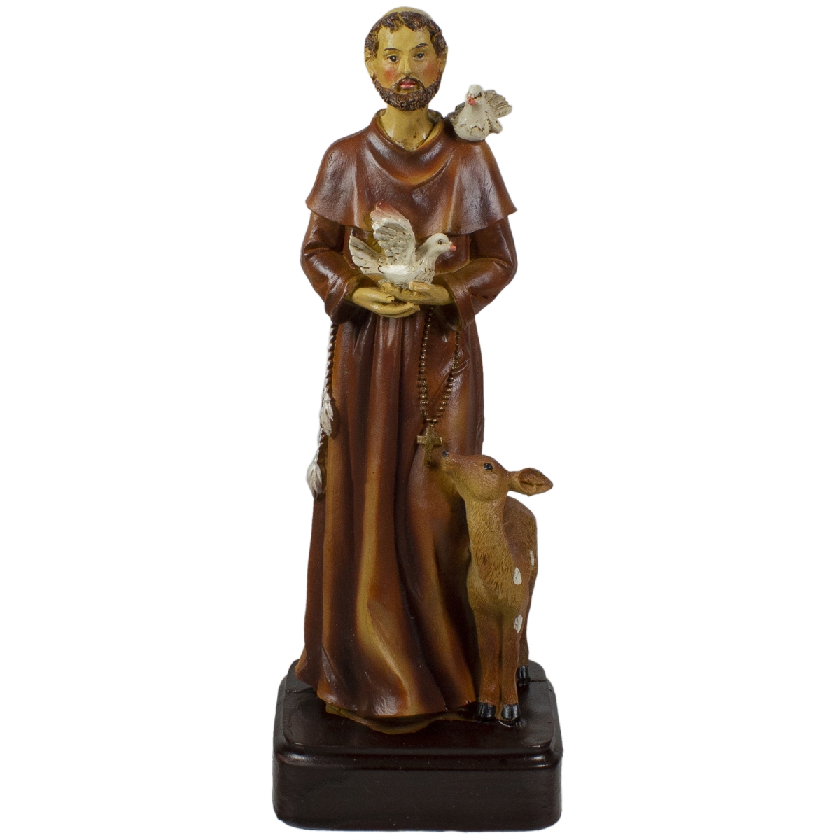 Picture of NorthLight 34338750 9.5 in. St Francis of Assisi Polyresin Tabletop Figurine