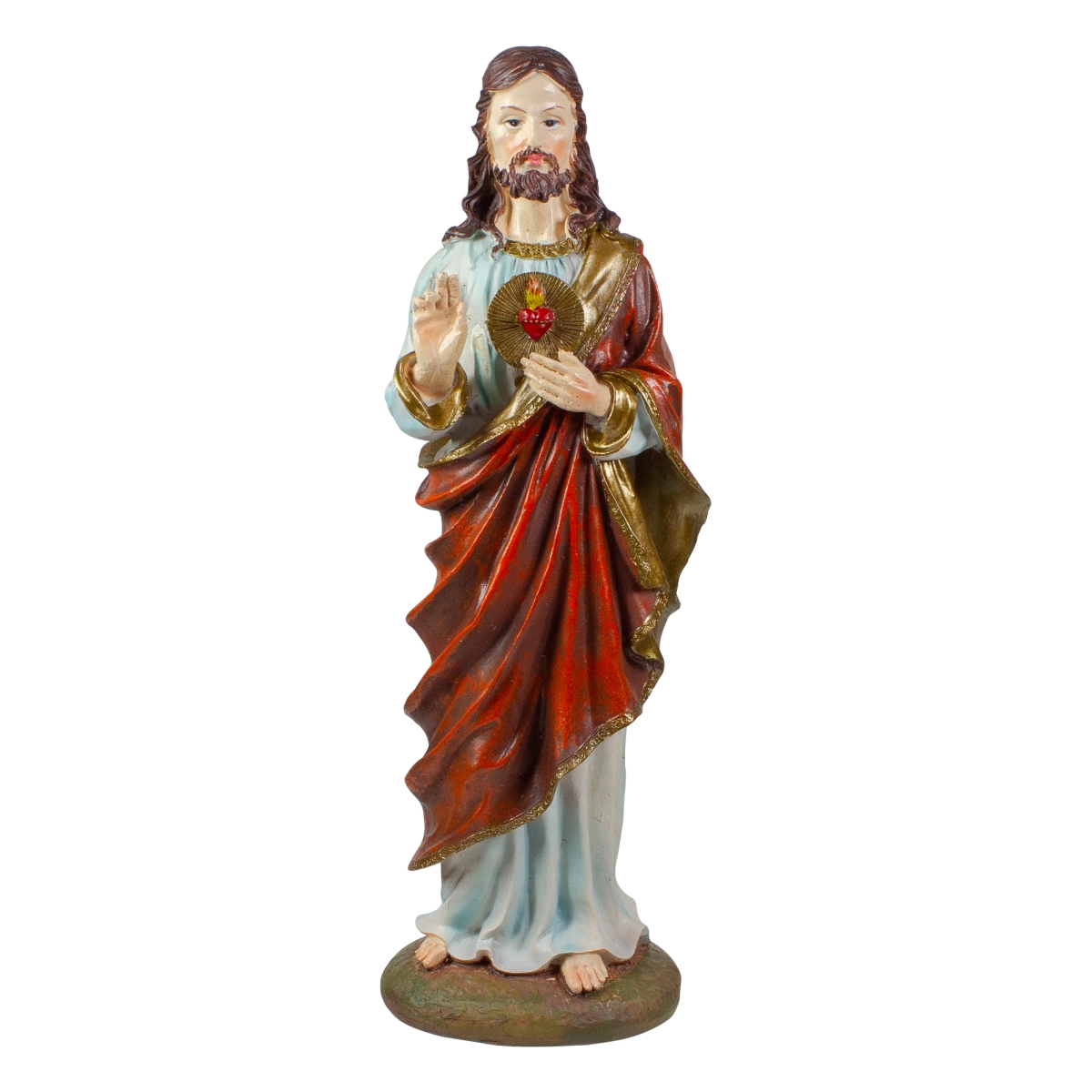 Picture of NorthLight 34338753 11 in. Sacred Heart of Jesus Religious Polyresin Tabletop Figurine
