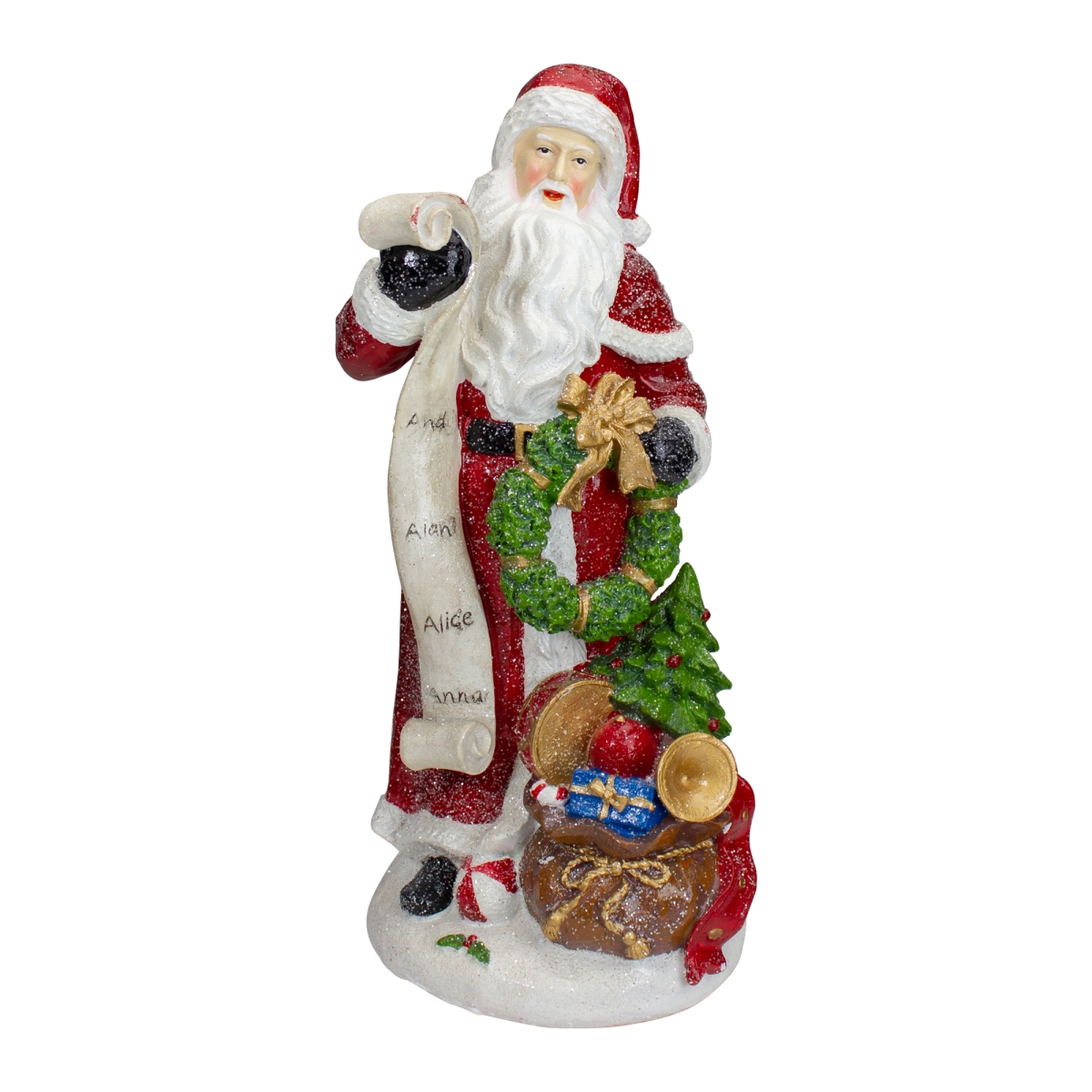 Picture of Northlight 34338782 11.5 in. Santa Claus with Nice & Naughty List Christmas Tabletop Figurine