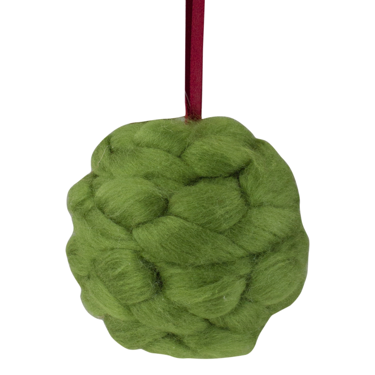 4.25 in. Green Yarn Ball Hanging Christmas Ornament