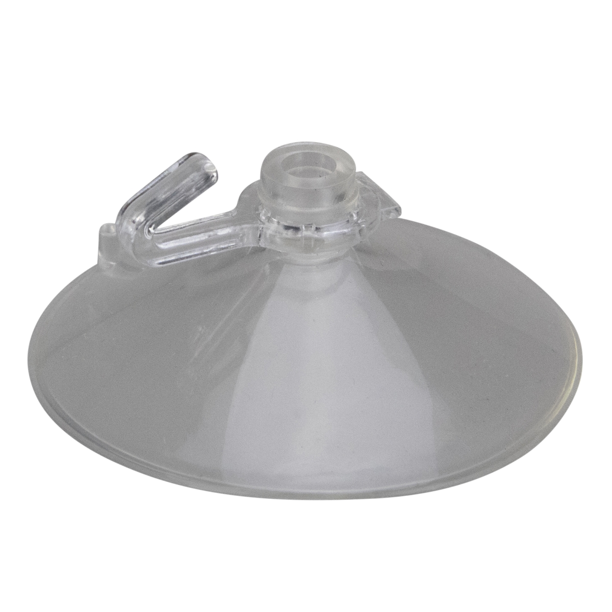 1 in. Club Mini Hanging Christmas Suction Cup Hooks, Clear - Pack of 20