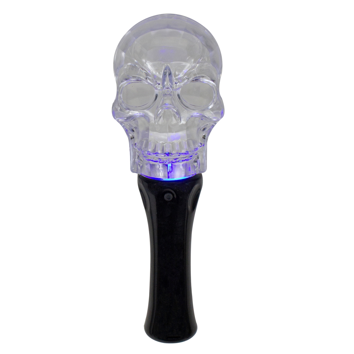 Picture of NorthLight 34337612 9 in. LED Transparent Multi-Function Halloween Skull Light