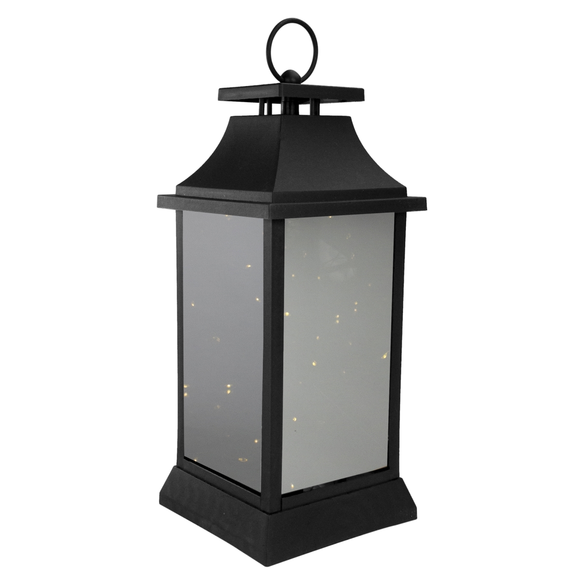 34380910 16 in. LED Lighted Battery Operated Lantern Warm White Flickering Light
