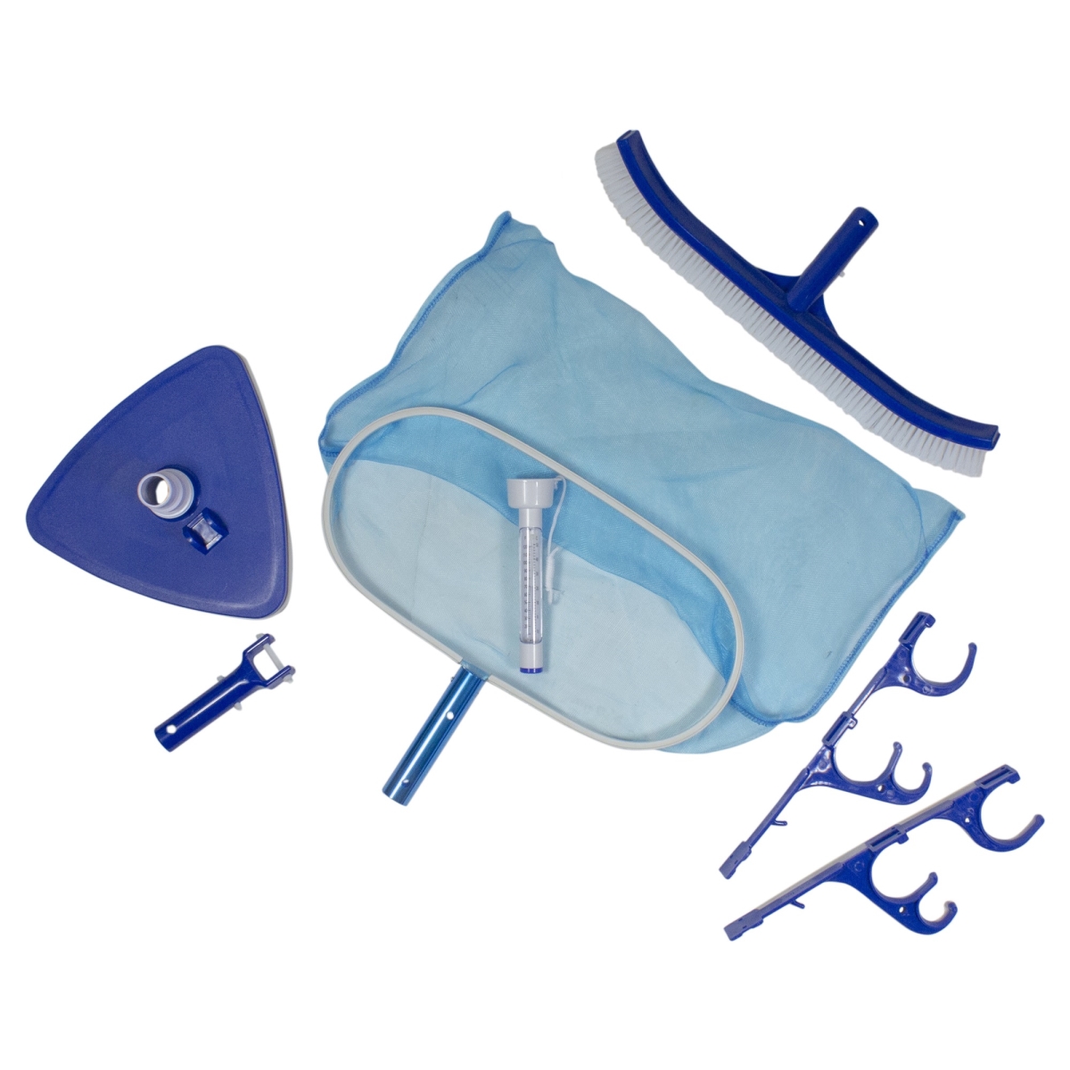 Blue Assorted Pool Maintenance Cleaning Kit - 6 Piece