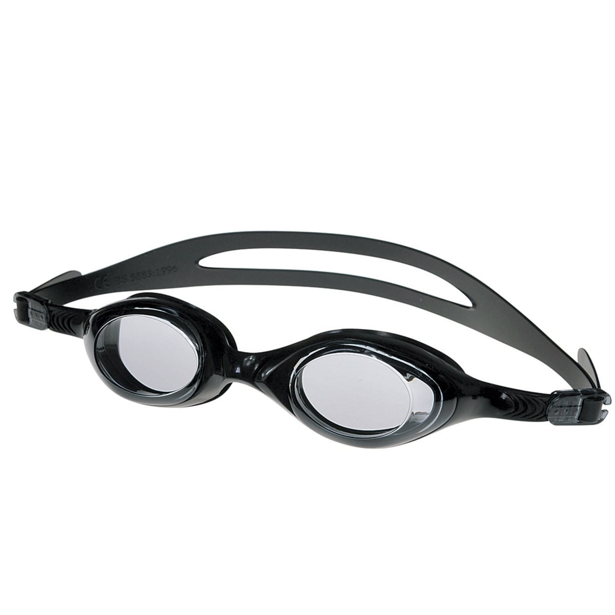 33401355 8.5 in. Zray Competition Swimming Pool Goggles, Black