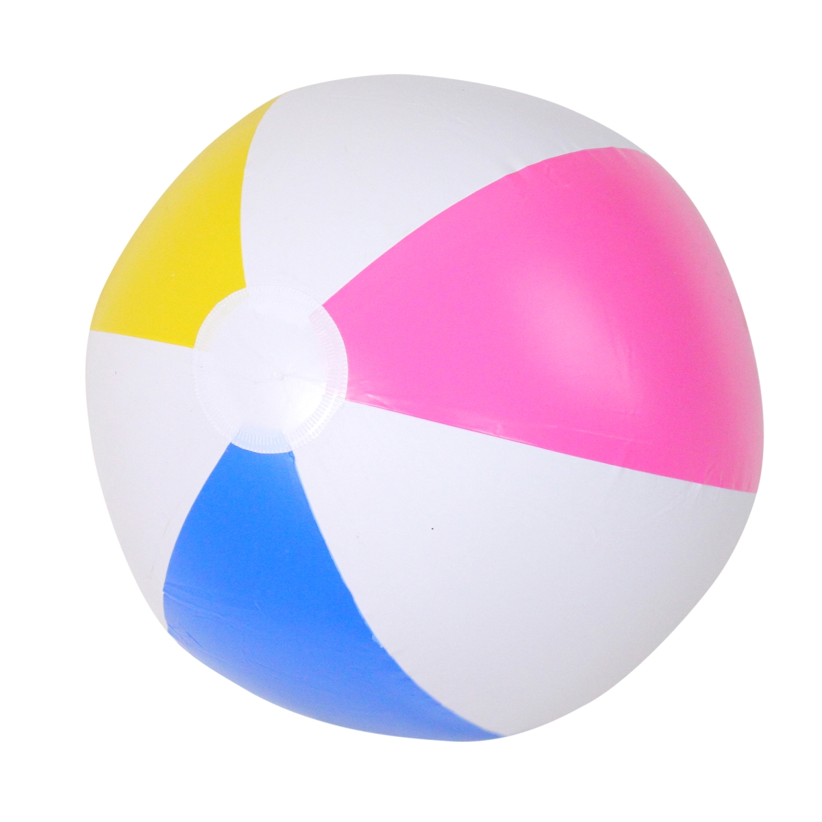 33377607 16 in. Inflatable 6-Panel Beach Ball Swimming Pool Toy