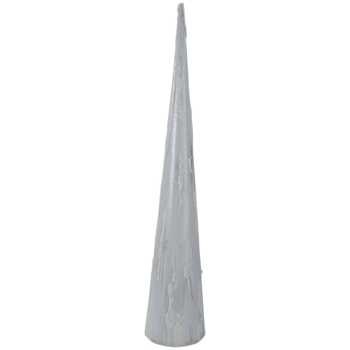 34314302 24 in. Marbled Tabletop Christmas Tree, White & Gray -  NorthLight