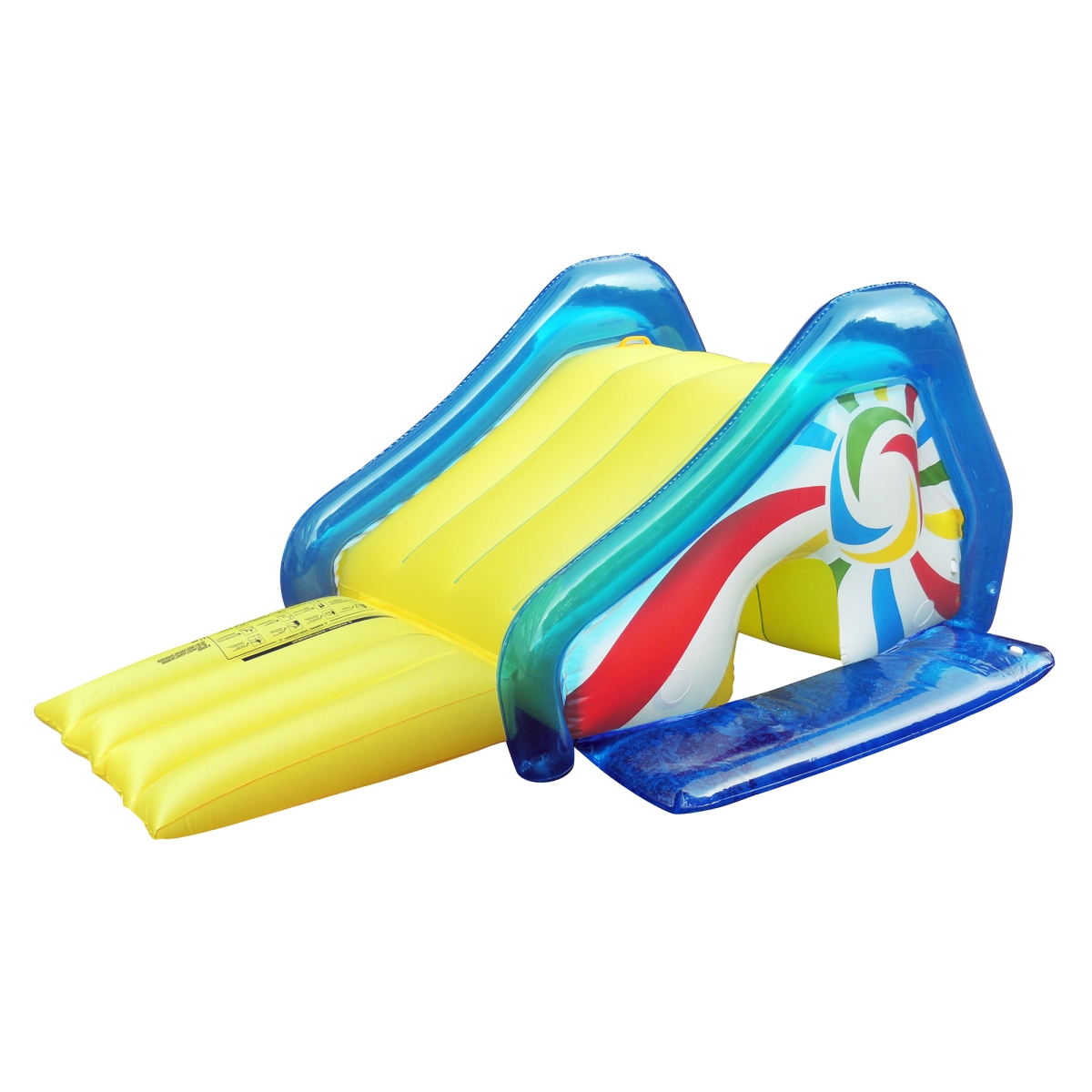 34808629 98 in. Pool Side Slide with An Attached Sprayer, Yellow & Blue -  NorthLight