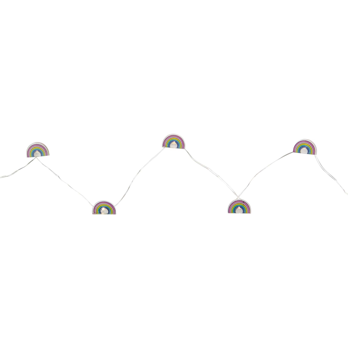 LED Rainbow Fairy Lights, Warm White - 10 Count
