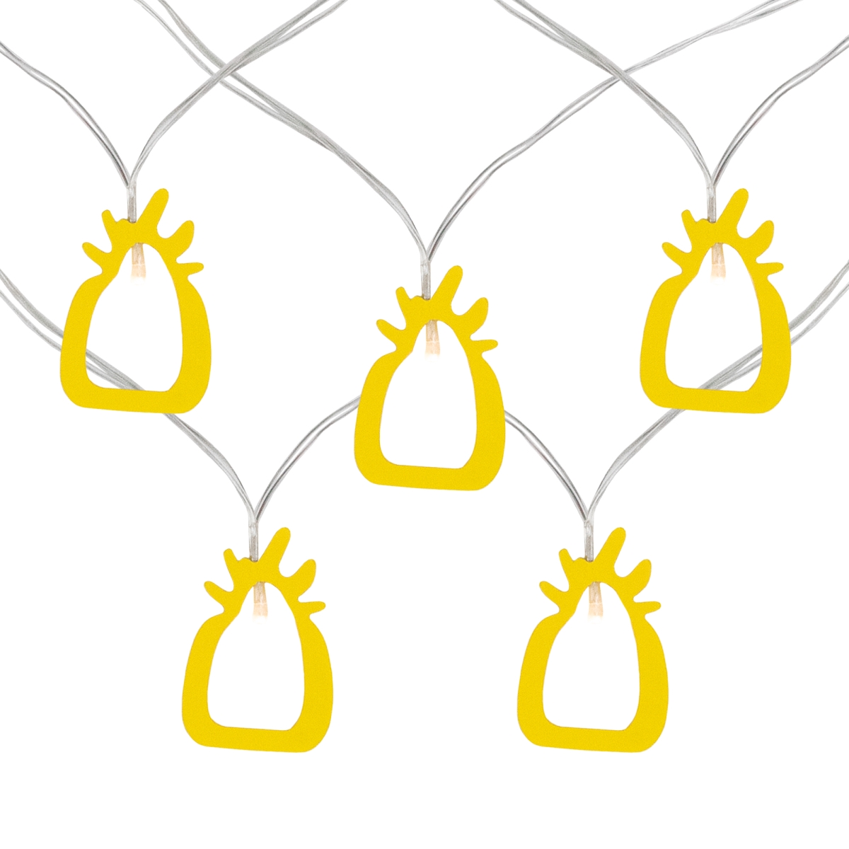 LED Pineapple Fairy Lights, Warm White - 10 Count