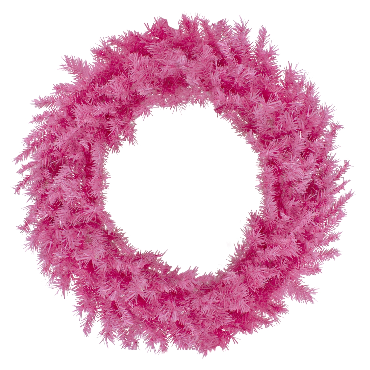 34318925 36 in. Spruce Artificial Christmas Wreath Unlit, Pink