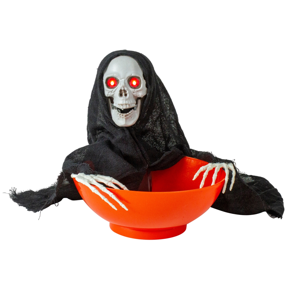 Picture of Northlight 34855017 10.5 in. Animated Grim Reaper Halloween Candy Bowl