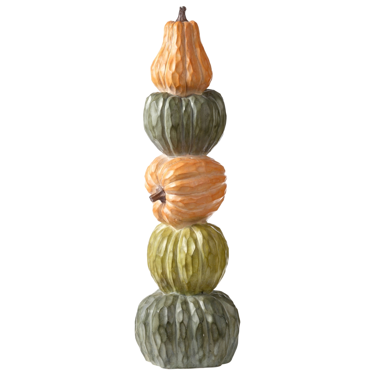 Picture of Northlight 34865411 42.5 in. Five Tiered Stacked Pumpkins Thanksgiving Decor