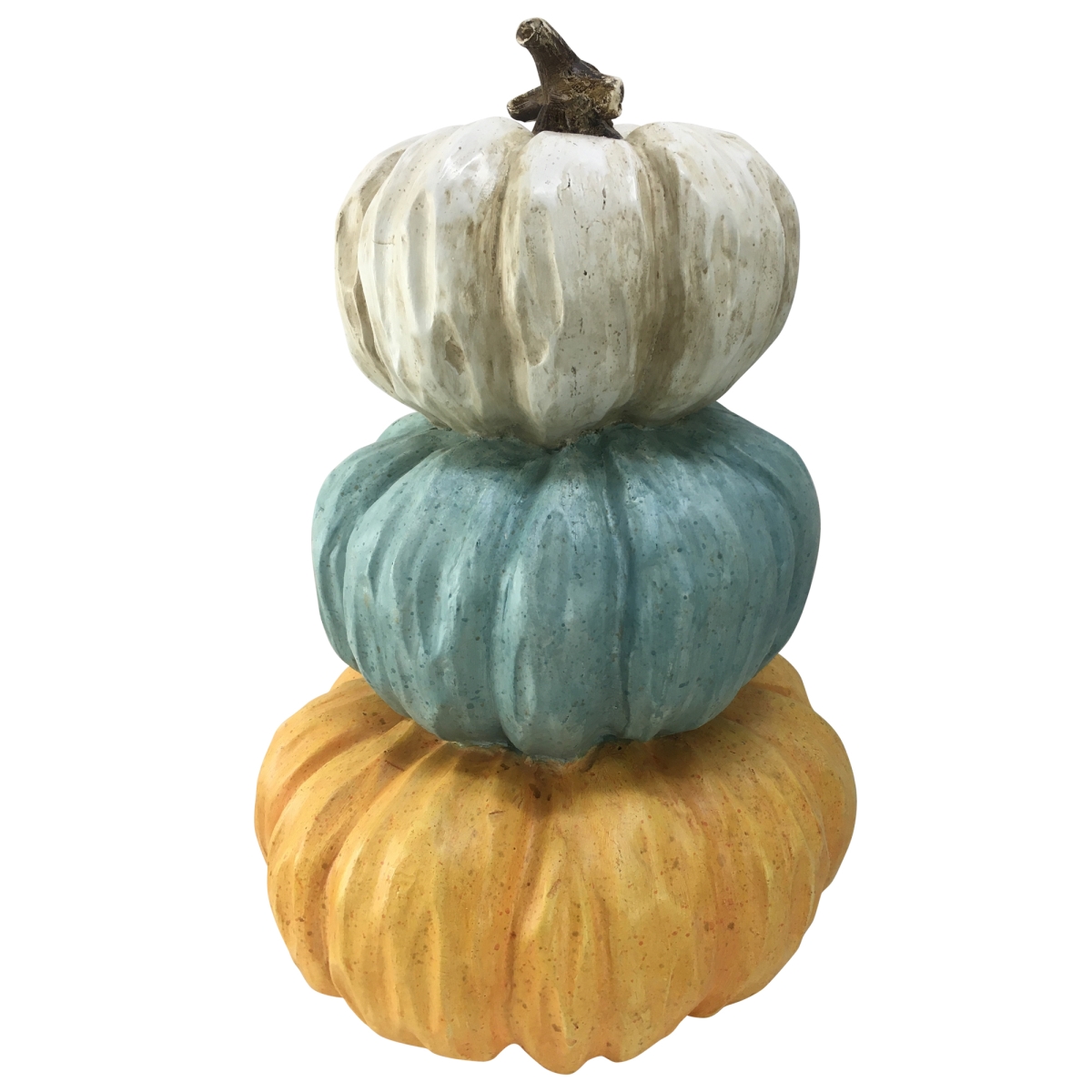 Picture of Northlight 34865412 22 in. Triple Stacked Pumpkins Thanksgiving Table Top Decor