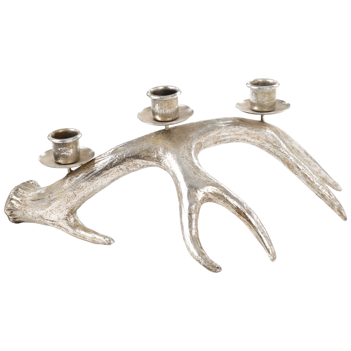 34865448 12 in. Deer Antler Christmas Candle Holders